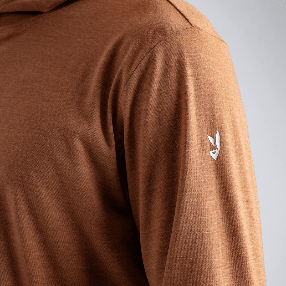 Kora Men's Merino Hoodie — Black Olive