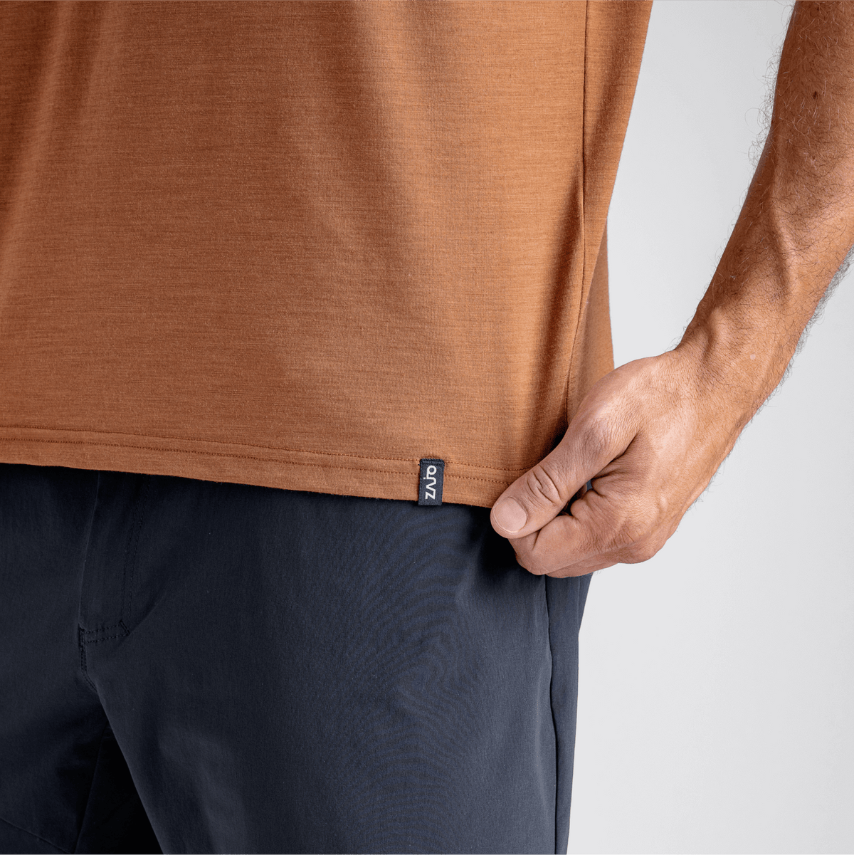 Kora Men's Merino T-shirt — Black Element