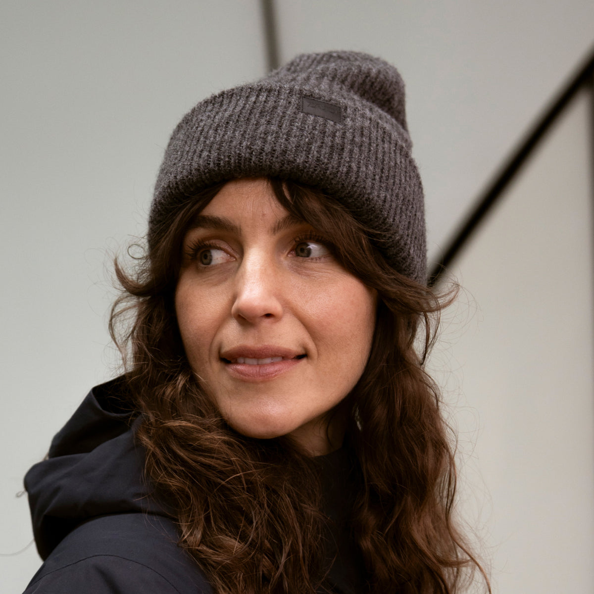 Lana Alpaca Wool Beanie — Off White