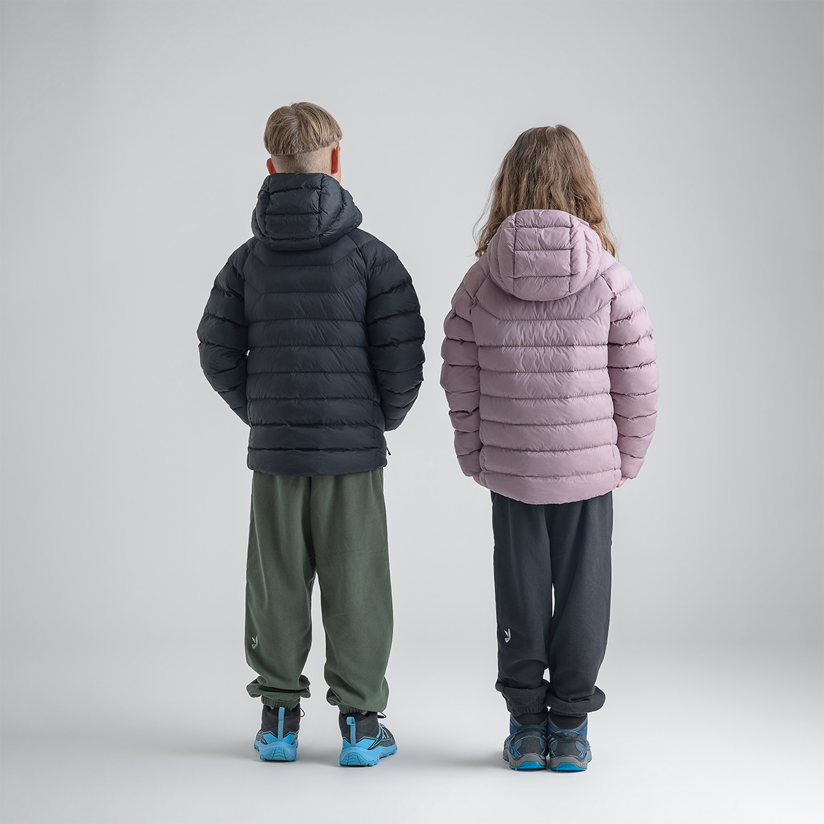 Musko Kid's Insulated Hooded Jacket — Black
