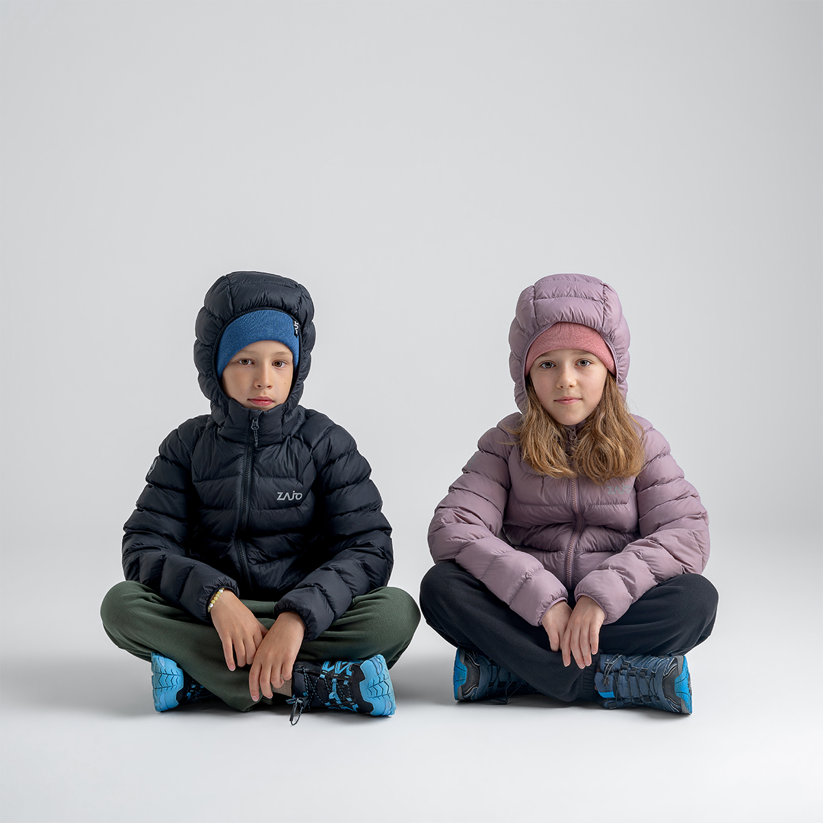 Musko Kid's Insulated Hooded Jacket — Black