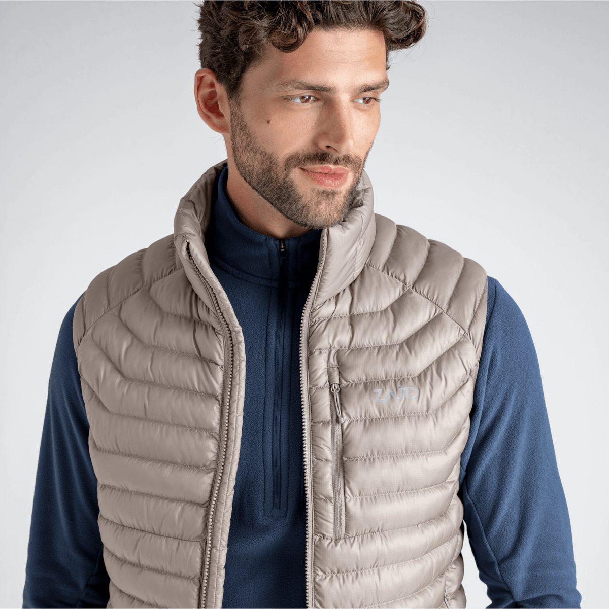 Nubaro Men's Insulated Vest — Navy