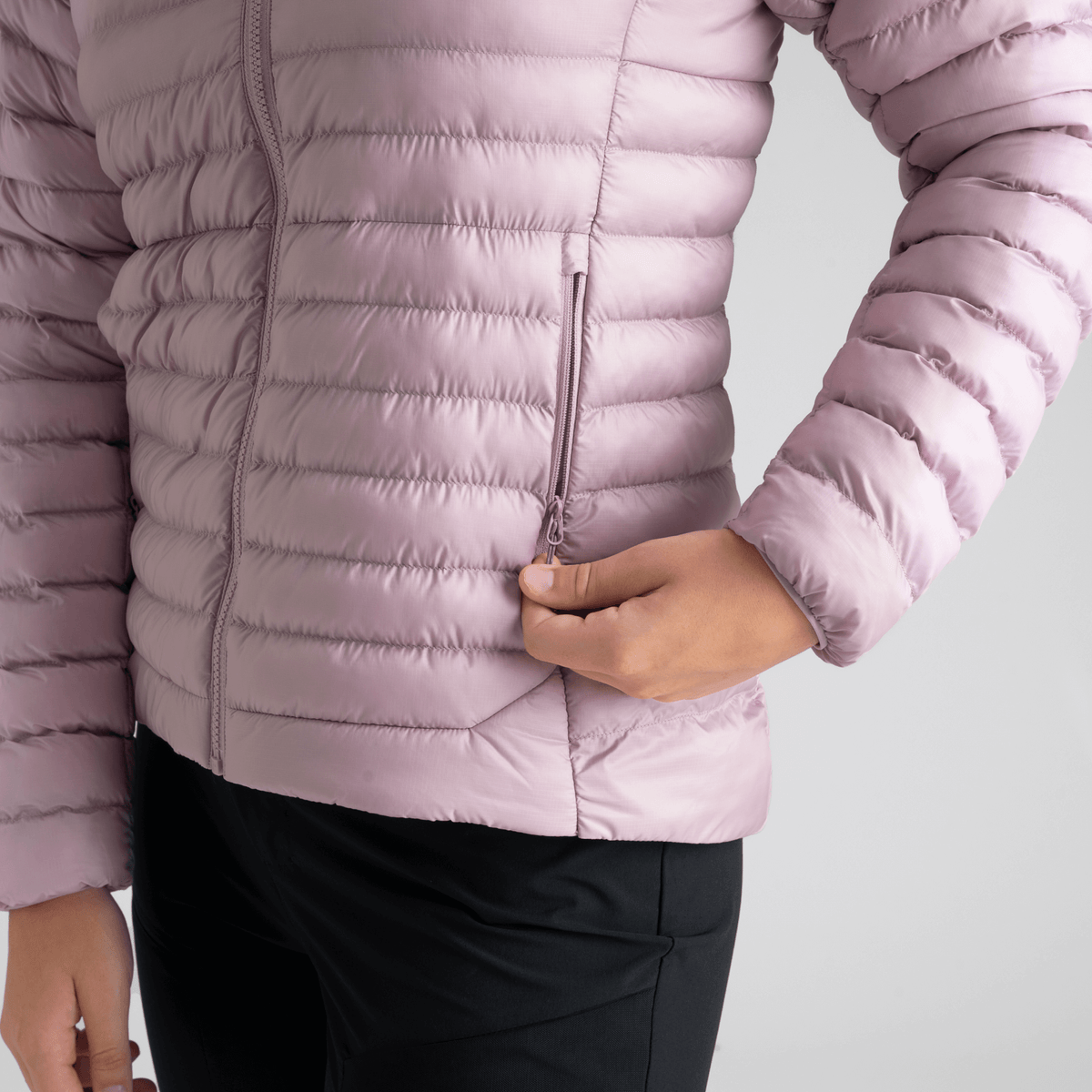 Nubaro Women's Insulated Hooded Jacket — Golden Brown