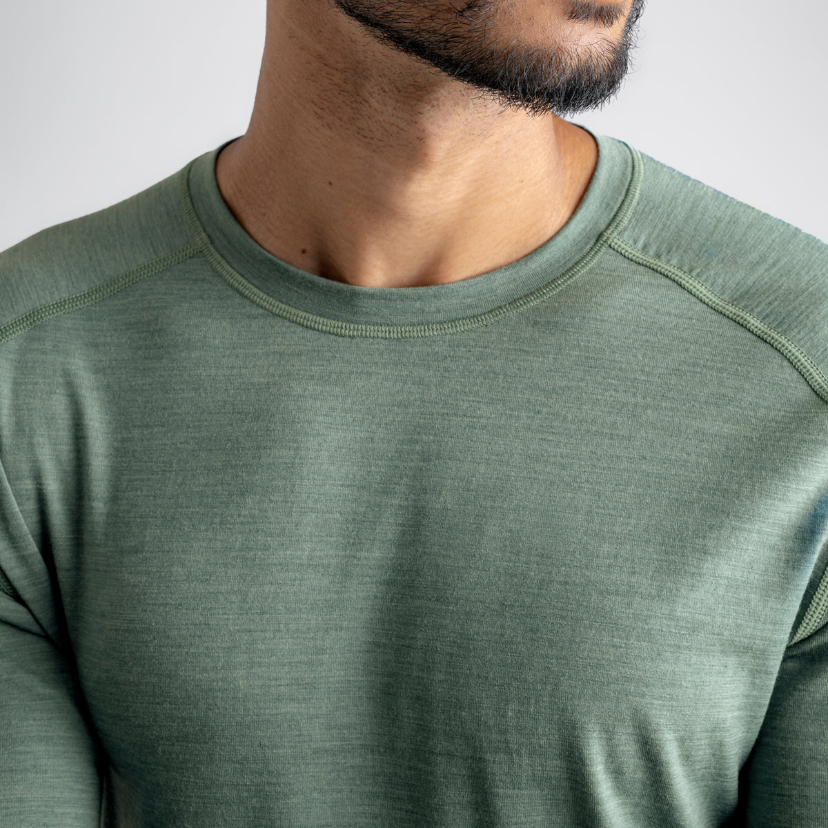 Senti Men's Merino Longsleeve — Decadent Red