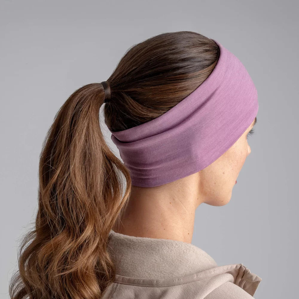 Senti Merino Headband — Lila Haze