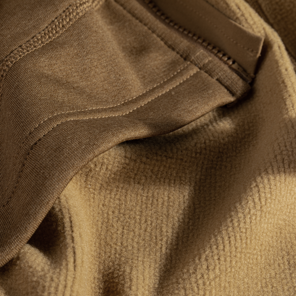 Amiko Women's Fleece Hooded Jacket — Golden Brown