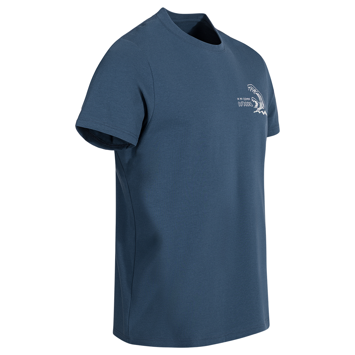Arbo Men's Organic Cotton T-shirt — Navy Water
