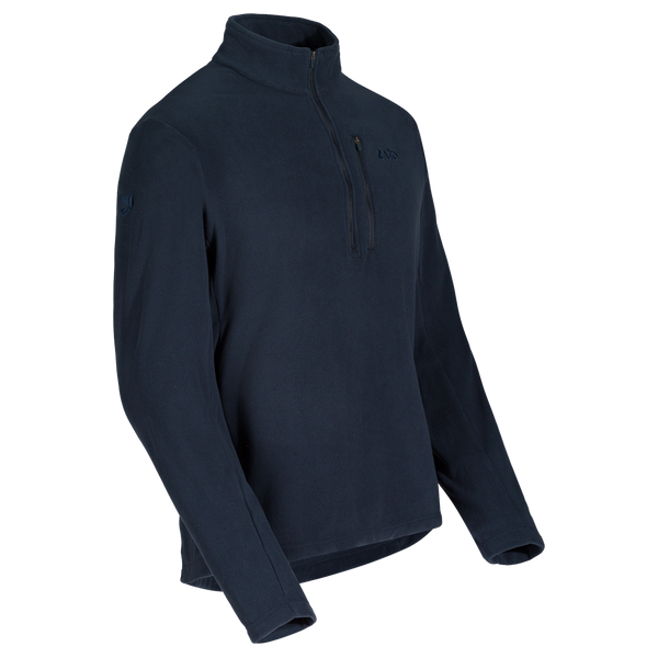 Auro Men's Fleece Zip Top — Dark Navy
