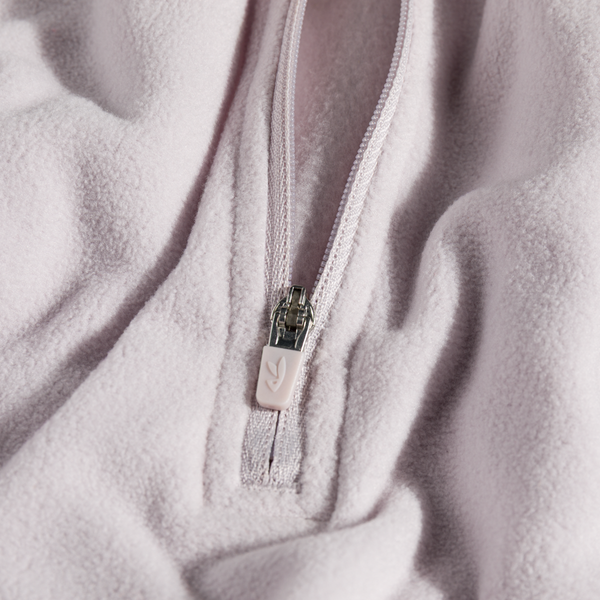 Auro Women's Fleece Zip Top — Lilac Ash