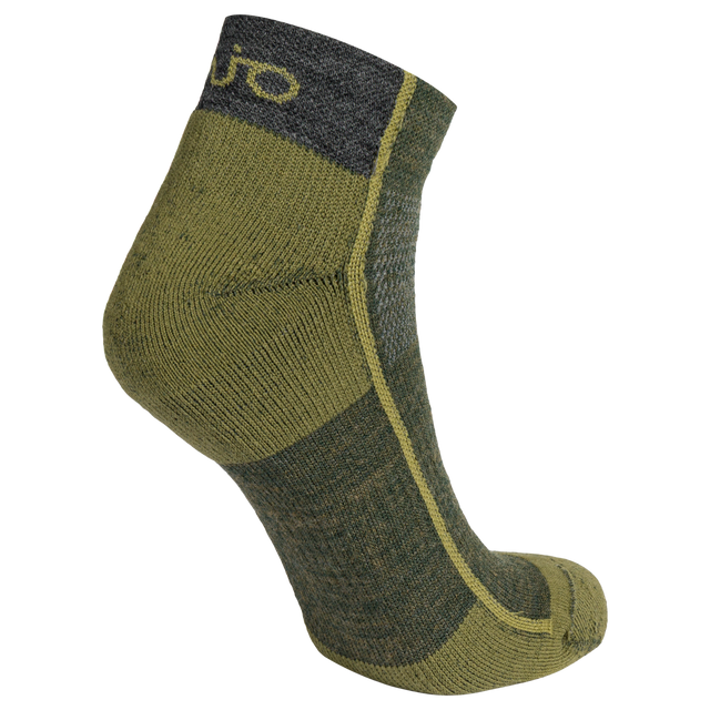 Hejma Merino Low Socks —  Avocado Green