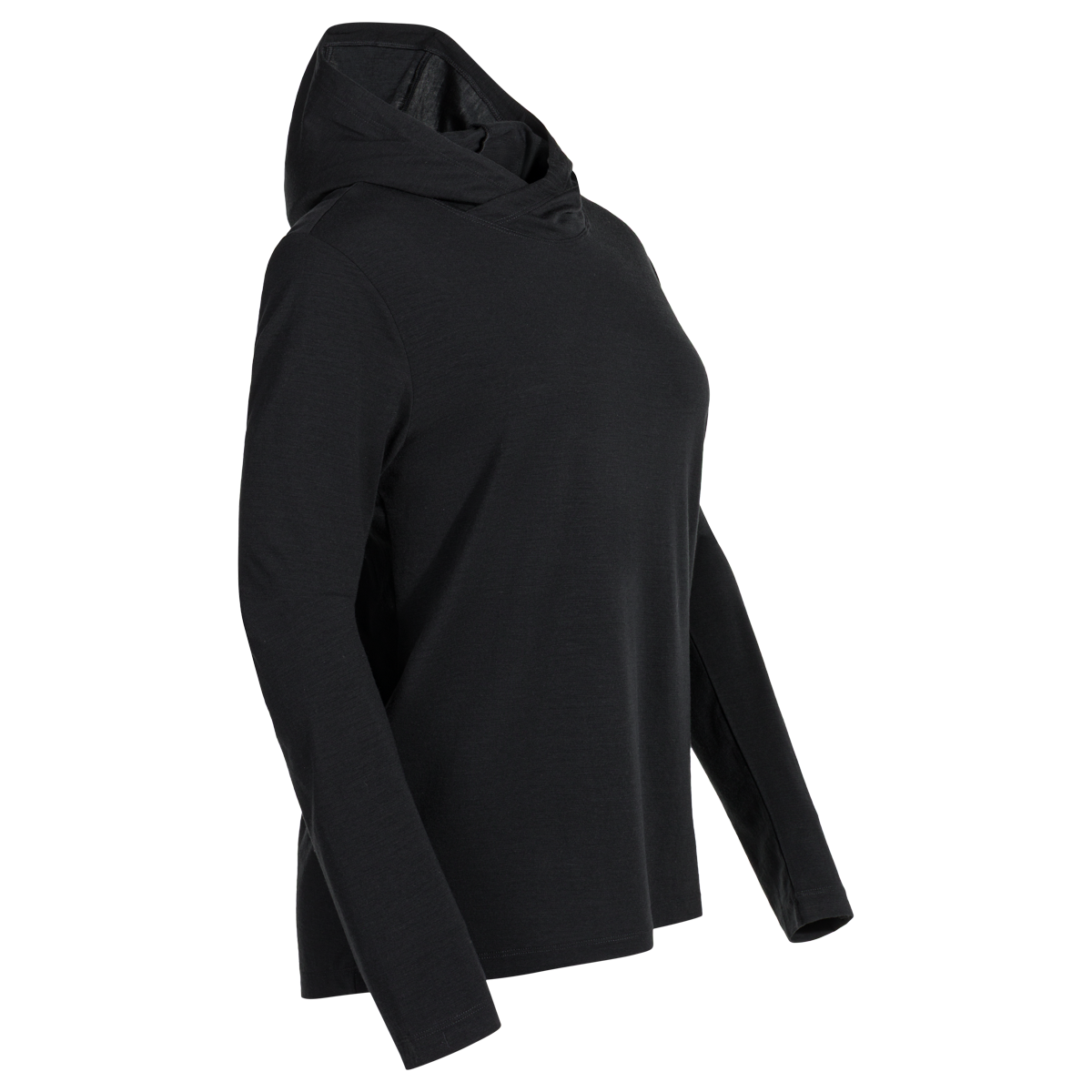 Kora Women's Merino Hoodie — Black