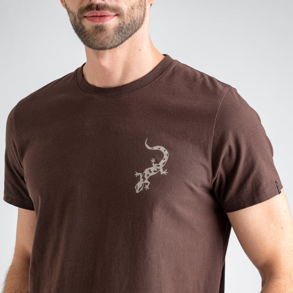Arbo Men's Organic Cotton T-shirt — Beige Air