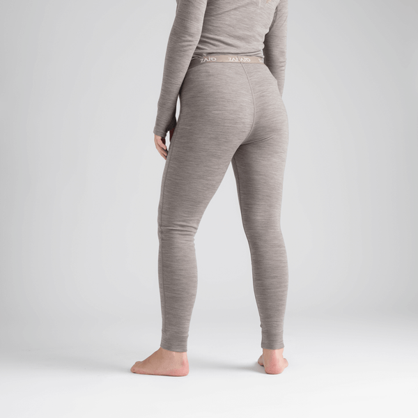 Hejma Women's Merino High Waist Pants — Taupe Beige