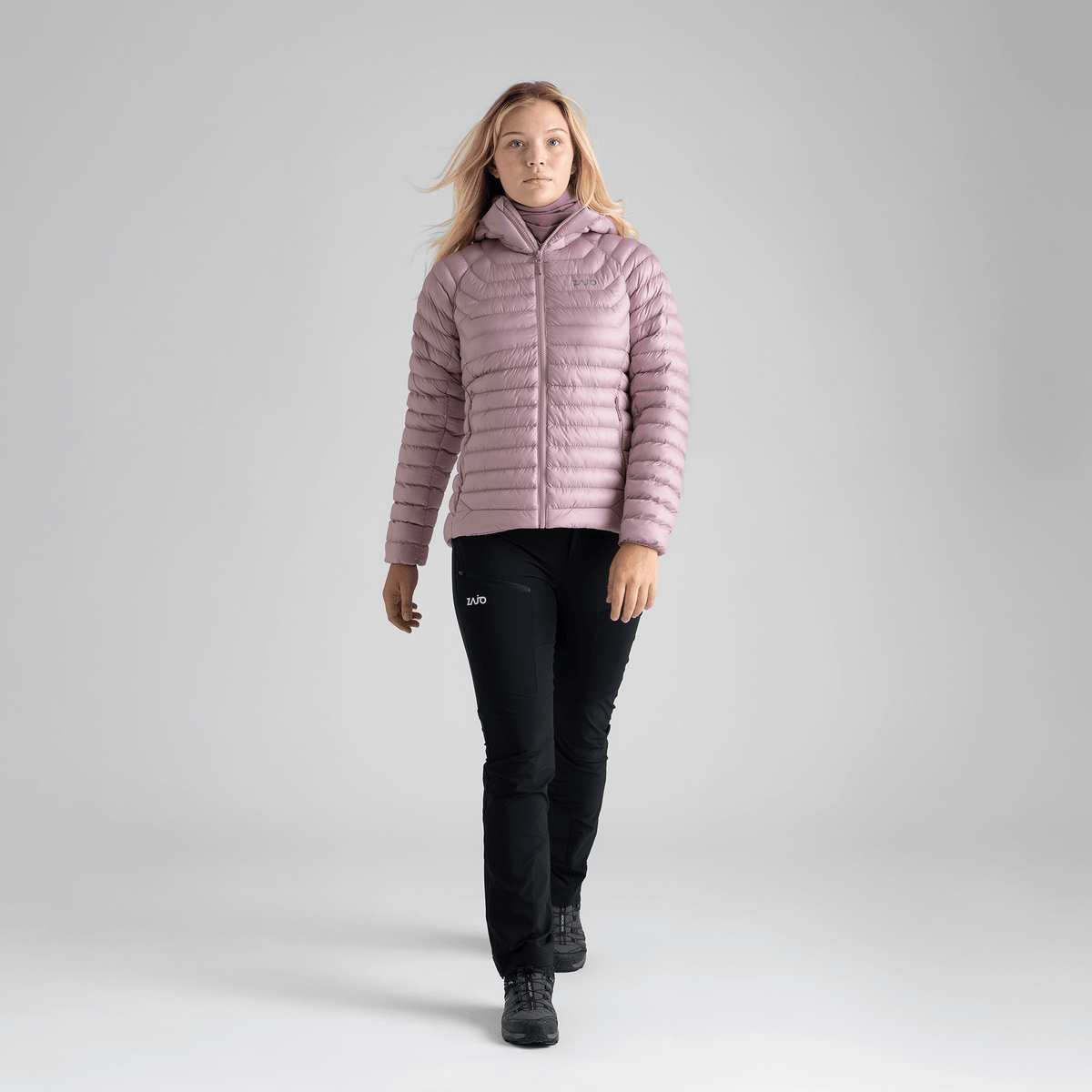 Nubaro Women's Insulated Hooded Jacket — Taupe Beige