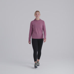 Kora Women's Merino Hoodie — Falcon Grey