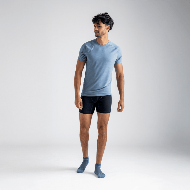 Senti Men's Merino T-shirt — Falcon Grey