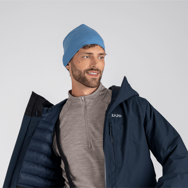 Senti Merino Beanie — Black Olive