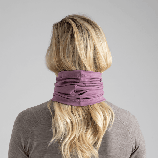 Senti Merino Multifunctional Scarf — Purple